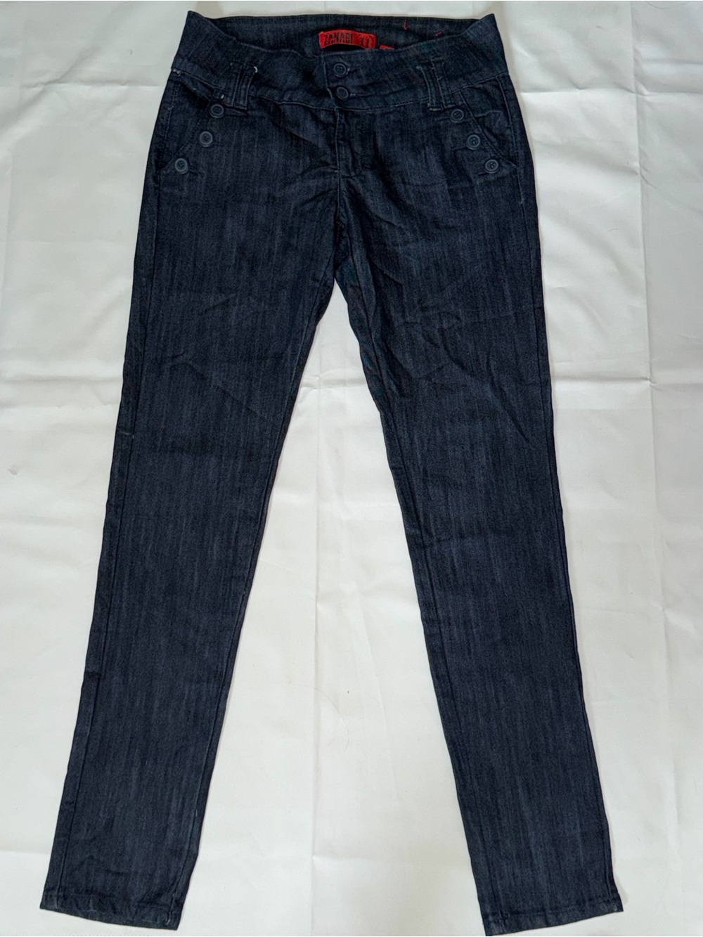 Zanadi Women's Dark Indigo Skinny Jeans